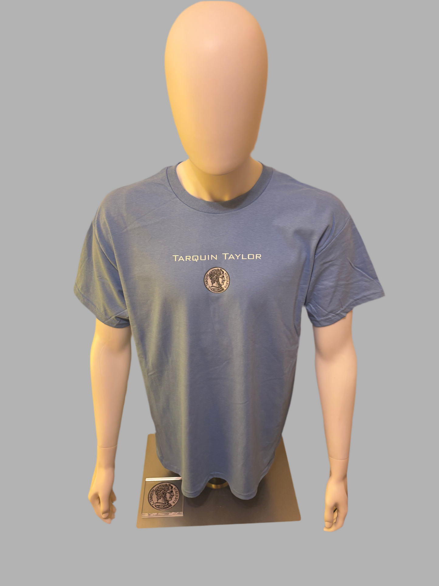 Men’s Coin Logo Tee Sky Blue