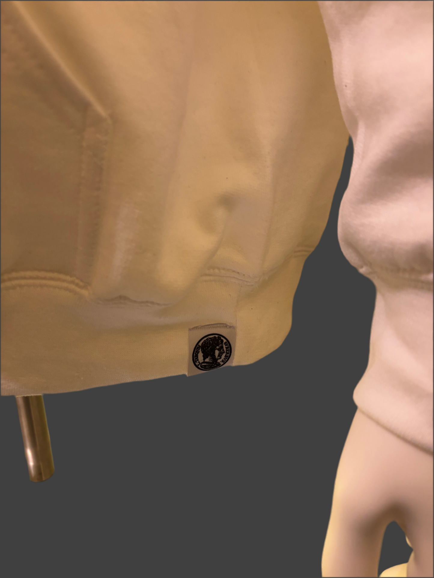 Men’s Coin Logo Hooded Sweatshirt White