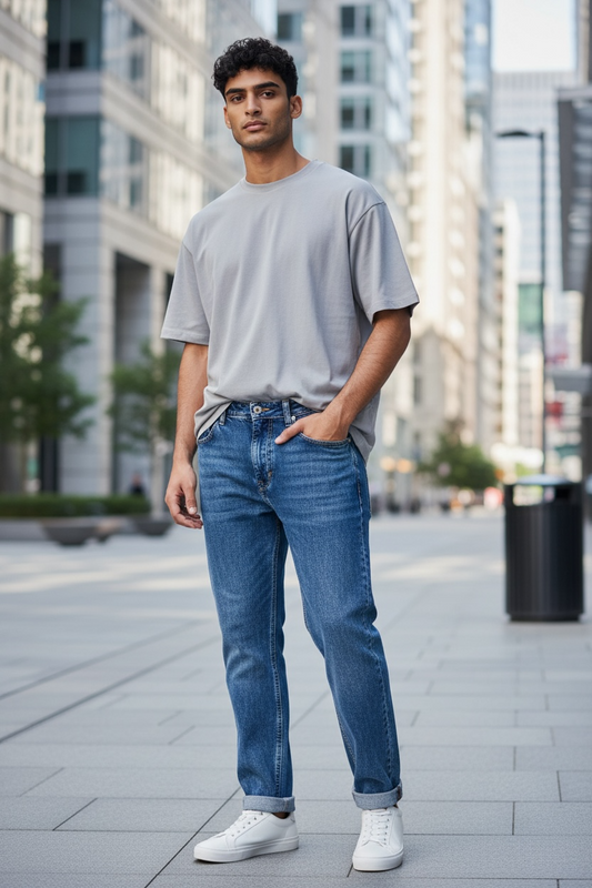 Men’s Blue Jeans Faded