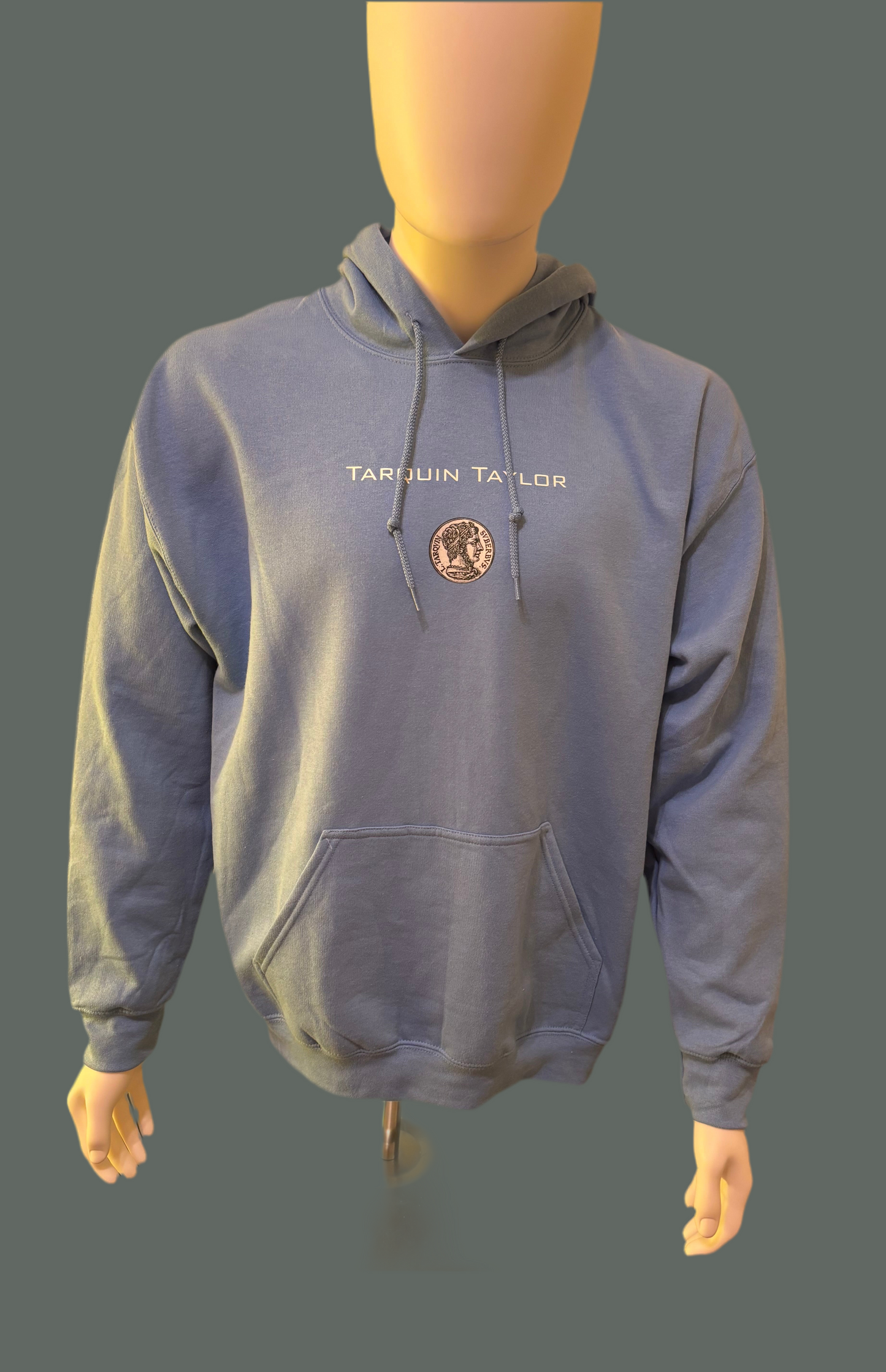 Men’s Coin Logo Hooded Sweatshirt Sky Blue
