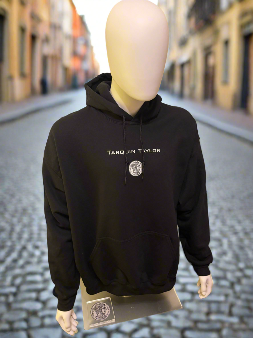 Men’s Coin Logo Hooded Sweatshirt Black