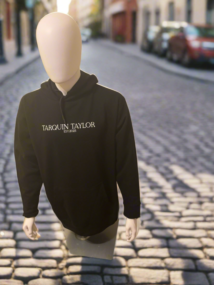 Men’s Black Est. 2025 hooded sweatshirt