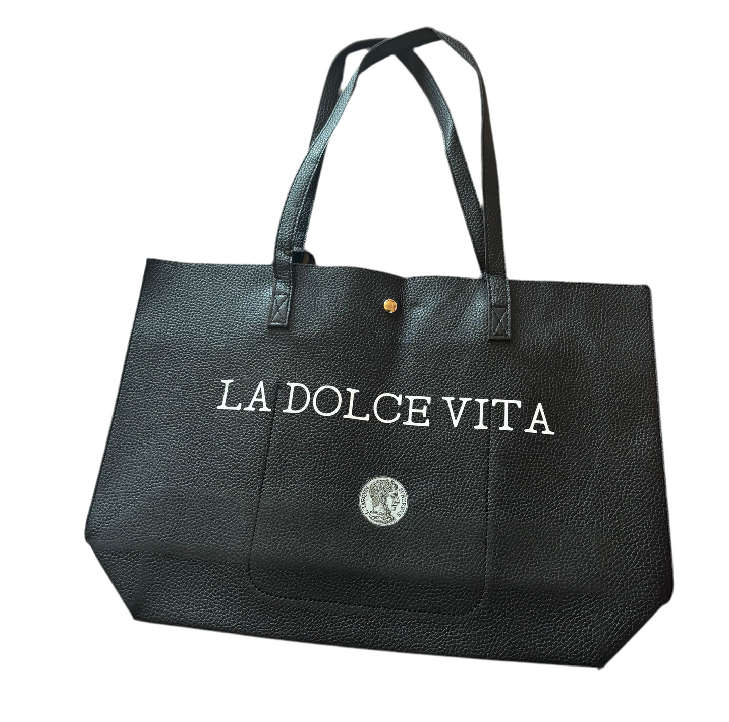 La dolce vita leather tote