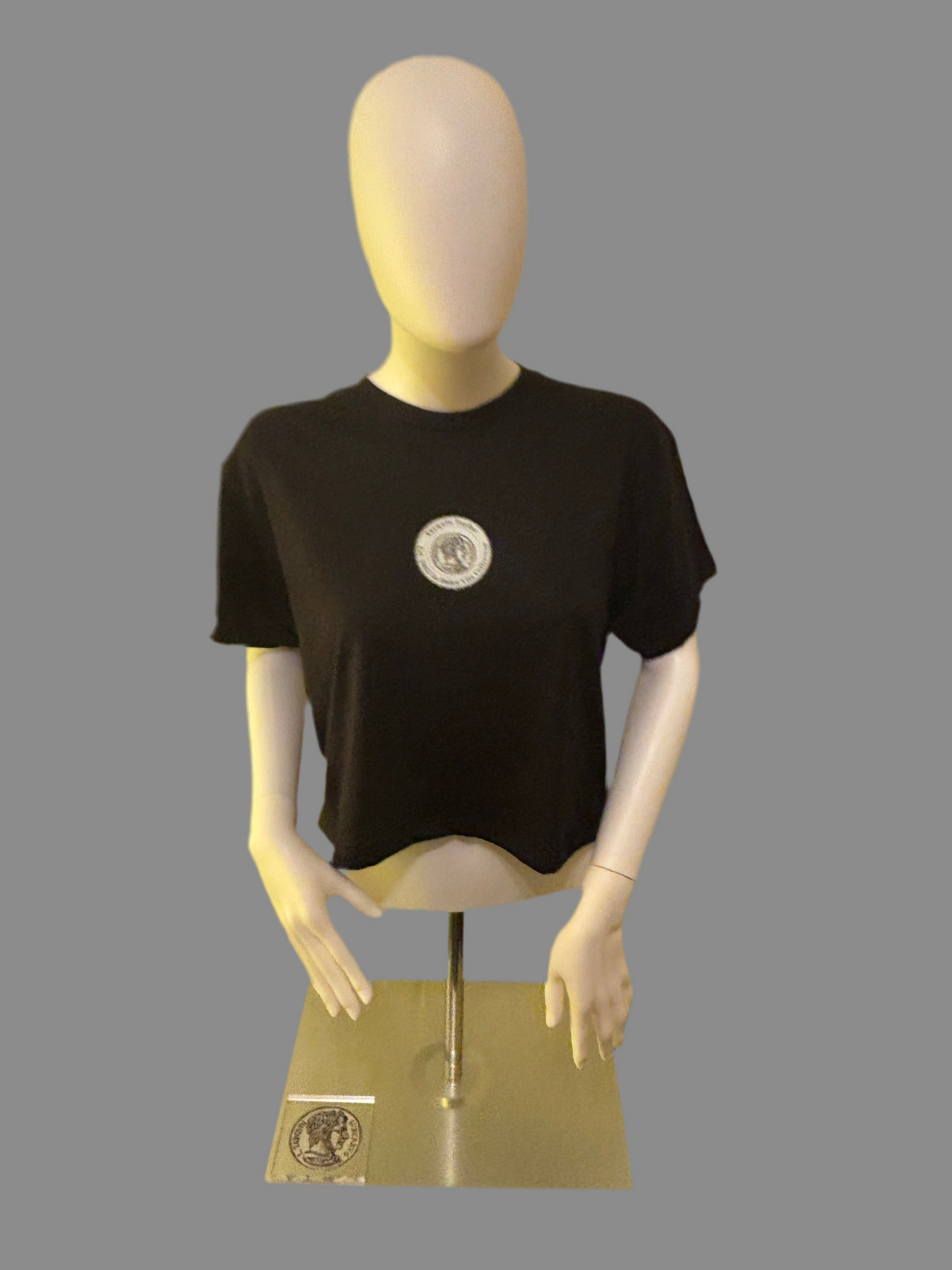 Women’s la dolce vita collection cropped tee black
