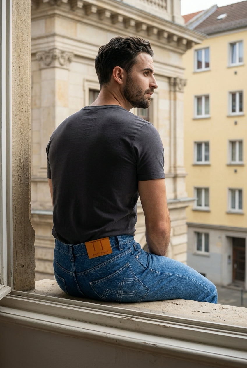 Men’s Blue Jeans Faded