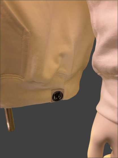 Men’s Coin Logo Hooded Sweatshirt White