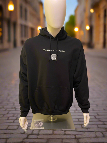 Men’s Coin Logo Hooded Sweatshirt Black