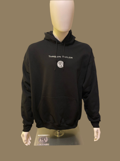 Men’s Coin Logo Hooded Sweatshirt Black