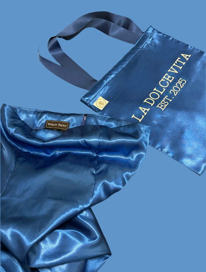 La dolce vita collection women’s dress and tote bag