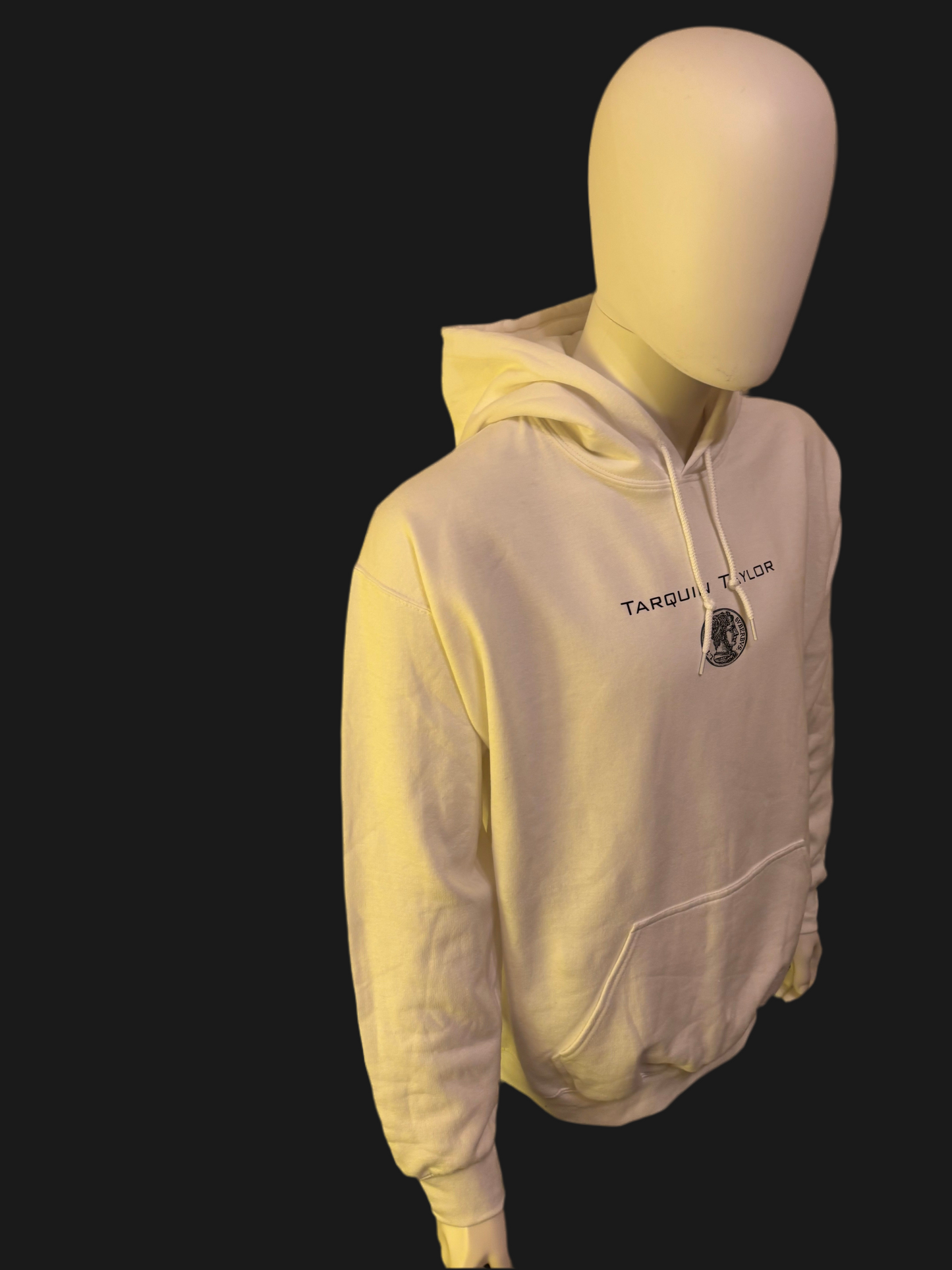 Men’s Coin Logo Hooded Sweatshirt White