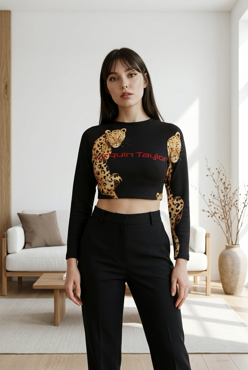 Women’s Jaguar Cropped Sweater