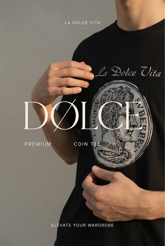 Men’s La Dolce Vita big coin tee