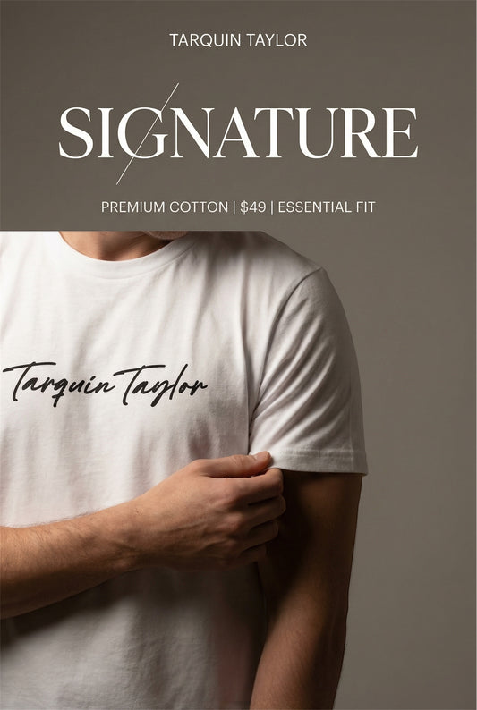 Men’s Signature Short Sleeve White