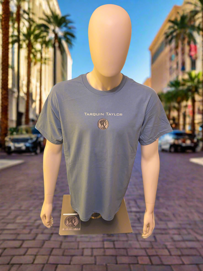 Men’s Coin Logo Tee Sky Blue