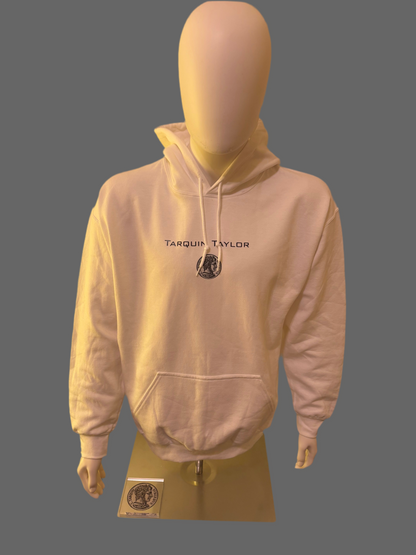 Men’s Coin Logo Hooded Sweatshirt White