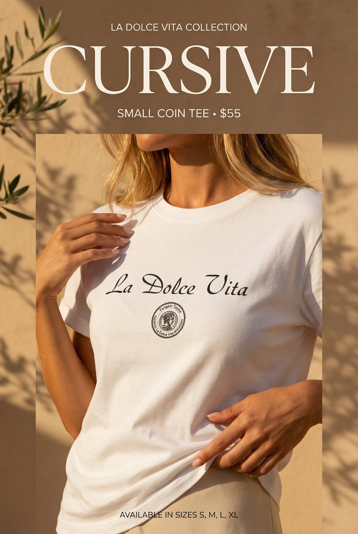 Women’s Cursive Small Coin